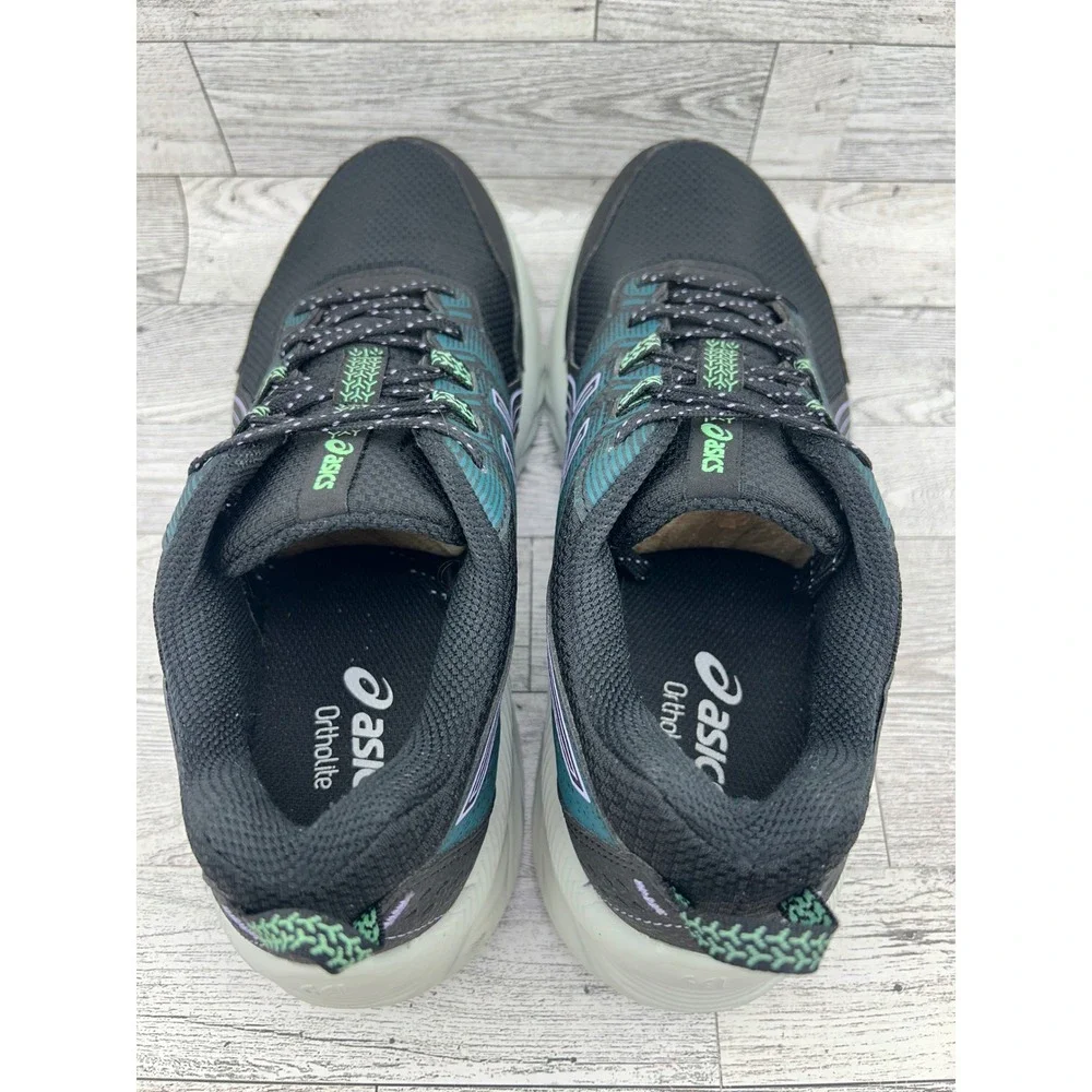 ASICS Gel Venture‎ 9 Wide Women's Running Shoes Black Teal Size 8